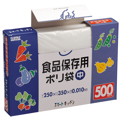 たのめーる】日本サニパック スマートキッチン 食品保存用ポリ袋 1箱