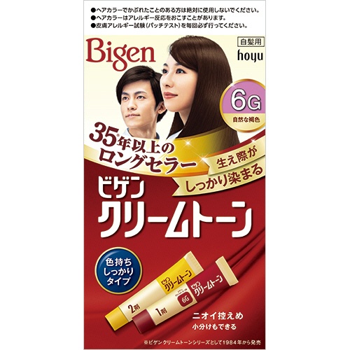 ｈｏｙｕ　ビゲン　クリームトーン　６Ｇ（自然な褐色）　１個1