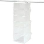 東和産業 My Simple Closet 吊るして6段収納 衣類・小物用 1個