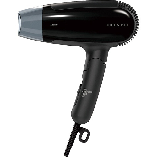 【クリックで詳細表示】泉精器製作所 マイナスイオン ヘアードライヤー ブラック DR-RM38-K 1台 DR-RM38-K
