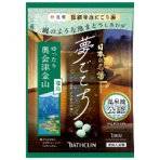 バスクリン　日本の名湯　夢ごこち　奥会津金山　幻想的な森林調の香り　分包　４０ｇ　１包