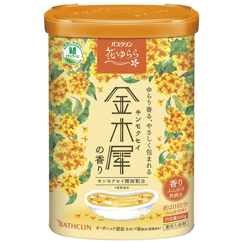 バスクリン　花ゆらら　金木犀の香り　６００ｇ　１本1