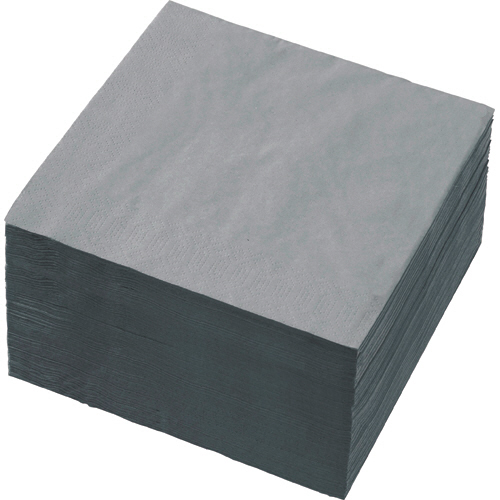 【クリックでお店のこの商品のページへ】デュニ ティシューナプキン 2PLY 40×40cm 4つ折 グラニットグレー 1パック(125枚) DUNI40X40CM GRANITEGLAY