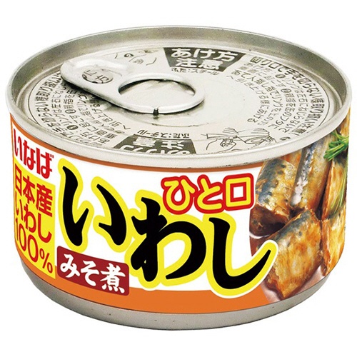 いなば食品　ひと口いわし　みそ煮　１１５ｇ　１缶1