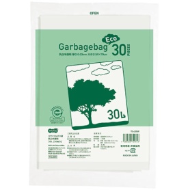 ＴＡＮＯＳＥＥ　リサイクルポリ袋　乳白半透明　３０Ｌ　１パック（３０枚）