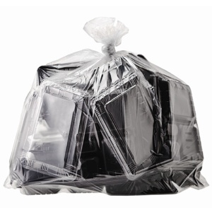 ＴＡＮＯＳＥＥ　リサイクルポリ袋（ストレッチ）　透明　４５Ｌ　１パック（１０枚）3