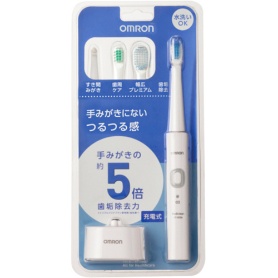 オムロン　音波式電動歯ブラシ　充電式　ホワイト　ＨＴ－Ｂ３０４－Ｗ　１本