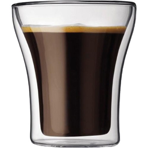 ｂｏｄｕｍ　ＡＳＳＡＭ　ダブルウォールグラス　０．２Ｌ　４５５５－１０　１セット（２個）1