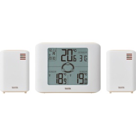 タニタ　コンディションセンサー　無線温湿度計　アイボリー　ＴＣ－４００－ＩＶ　１台
