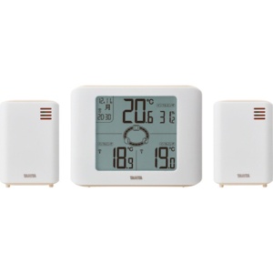 タニタ　コンディションセンサー　無線温湿度計　アイボリー　ＴＣ－４００－ＩＶ　１台1