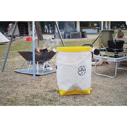 ルートート　ゴミ箱になるトートバッグ　ルー・ガービッジ　コットンキャンバス　３０Ｌ　Ａ　ナチュラル／イエロー　７００１０２　１個4