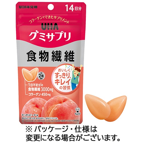 ＵＨＡ味覚糖　グミサプリ　食物繊維　１４日分　１パック（２８粒）1