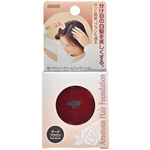 アモロス　ヘアファンデーションＡ　ダークブラウン　１個1