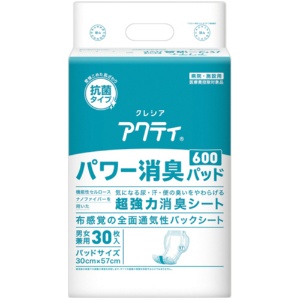 日本製紙クレシア　アクティ　パワー消臭パッド６００　１パック（３０枚）1