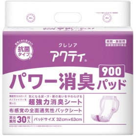 日本製紙クレシア　アクティ　パワー消臭パッド９００　１パック（３０枚）