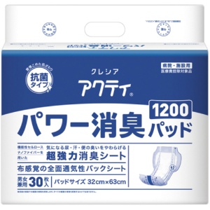 日本製紙クレシア　アクティ　パワー消臭パッド１２００　１パック（３０枚）1