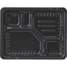 エフピコ　ＭＳＤ箱弁　２６－２０－２　本体　黒　１パック（５０個）