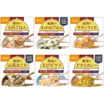 尾西食品　尾西のアルファ米　６種詰合せセット　ＳＥ６Ｘ５３０　１ケース（３０食：各５食）