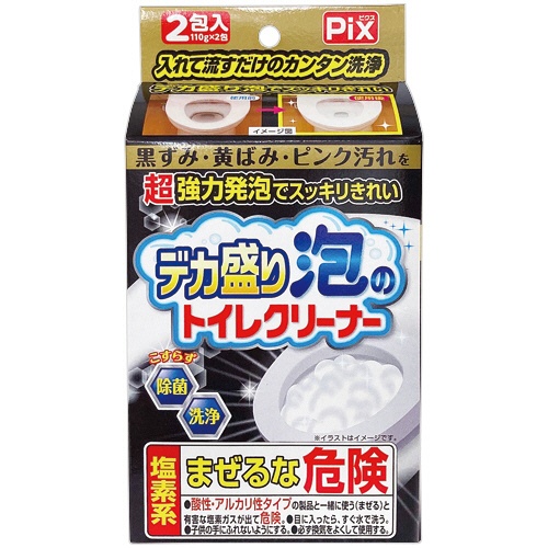 ライオンケミカル　Ｐｉｘ　デカ盛り　泡のトイレクリーナー　１箱（２包）1