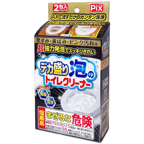 ライオンケミカル　Ｐｉｘ　デカ盛り　泡のトイレクリーナー　１箱（２包）2