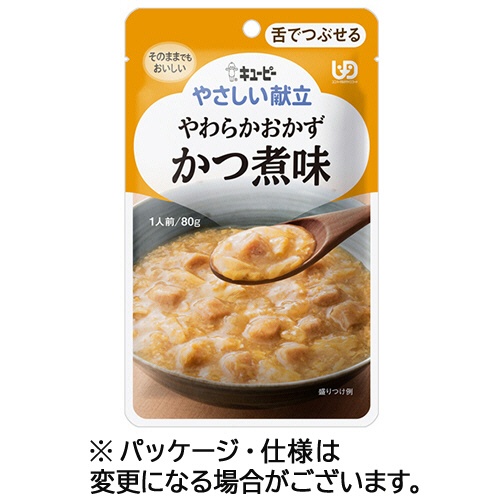 キユーピー　やさしい献立　やわらかおかず　かつ煮味　８０ｇ　Ｙ３－３２　１パック1