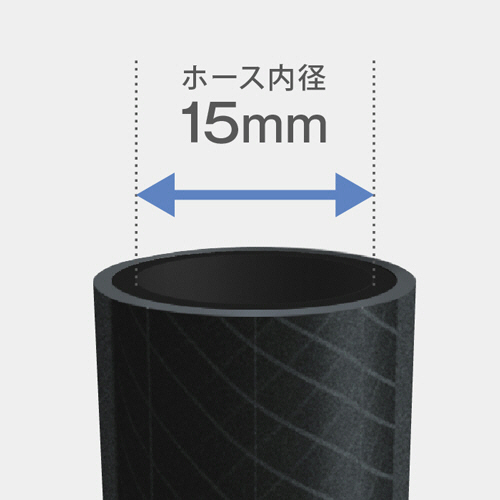 オーロラV(CG)　50m　内径15mm　防藻ホース オーロラV(CG) 50m 内径15mm 防藻ホース | 株式会社タカギ
