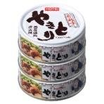 ホテイフーズ　やきとり　たれ味　７５ｇ　１パック（３缶）
