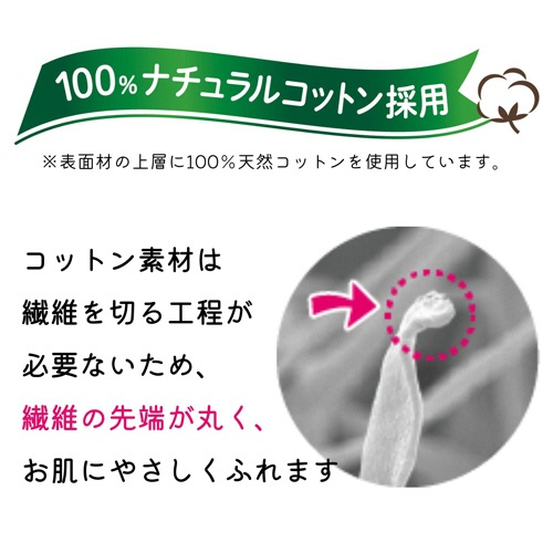 日本製紙クレシア　ポイズ　肌ケアパッド　ナチュラルコットン１００％　多い時も安心用　レギュラー　１２０ｃｃ　１パック（１８枚）5
