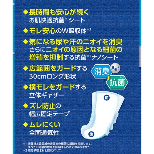 日本製紙クレシア　ポイズ　メンズパッド　安心吸収タイプ　多量用　お徳パック　１パック（２０枚）8