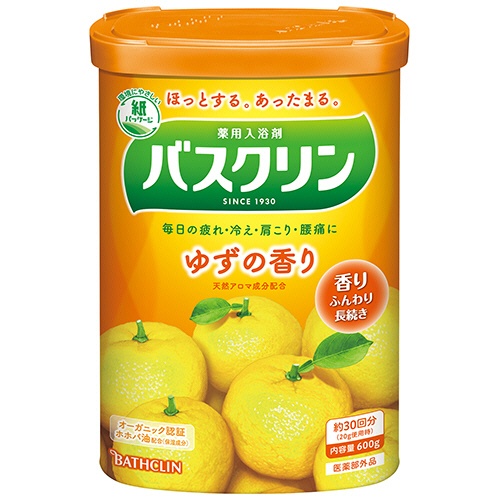 バスクリン　ゆずの香り　６００ｇ　１本1