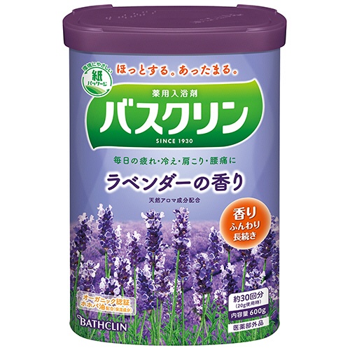 バスクリン　ラベンダーの香り　６００ｇ　１本1