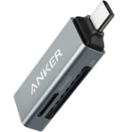 アンカージャパン　ＡＮＫＥＲ　ＵＳＢ－Ｃ　２－ｉｎ－１カードリーダー　グレー　Ａ８３７００Ａ２　１個