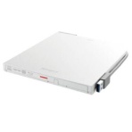 バッファロー　ＵＳＢ３．２（Ｇｅｎ１）対応　ポータブルＢＤ　再生／書込ソフト添付　ホワイト　ＢＲＸＬ－ＰＴ６Ｕ３－ＷＨＥ　１台