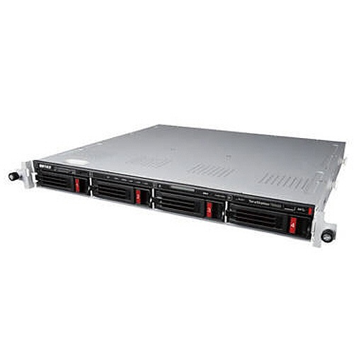 バッファロー　ＴｅｒａＳｔａｔｉｏｎ　スナップショット機能搭載　法人向けＮＡＳ　１Ｕラックマウント　４ドライブ　１２ＴＢ　ＴＳ５４２０ＲＮ１２０４　１台1
