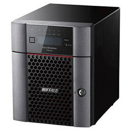 バッファロー　ＴｅｒａＳｔａｔｉｏｎ　スナップショット機能搭載　法人向けＮＡＳ　デスクトップモデル　４ドライブ　２４ＴＢ　ＴＳ６４００ＤＮ２４０４　１台1