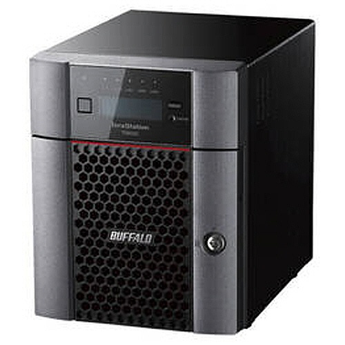 バッファロー　ＴｅｒａＳｔａｔｉｏｎ　スナップショット機能搭載　法人向けＮＡＳ　デスクトップモデル　４ドライブ　４８ＴＢ　ＴＳ６４００ＤＮ４８０４　１台1