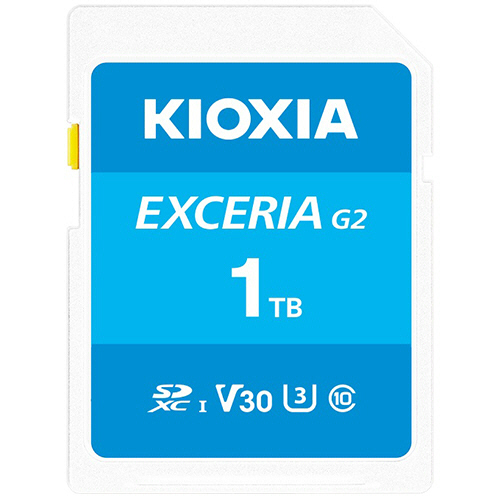 キオクシア　SDXCメモリーカード EXCERIA G2　KSDU-B001T　1TB たのめーる】キオクシア EXCERIA G2 SDXC UHS-Iメモリカード 1TB