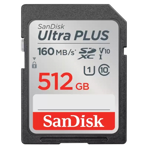 サンディスク　ウルトラ　プラス　ＳＤＸＣ　ＵＨＳ－Ｉ　カード　５１２ＧＢ　ＳＤＳＤＵＷＬ－５１２Ｇ－ＪＮ３ＩＮ　１枚1