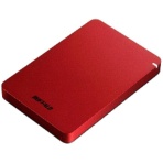バッファロー MiniStation USB3.1(Gen1)対応 耐衝撃ポータブルHDD 1TB レッド HD-PGF1.0U3-RDA 1台