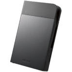 バッファロー USB3.1(Gen1)対応 耐衝撃ポータブルHDD 1TB ブラック HD-PZF1.0U3-BKA 1台
