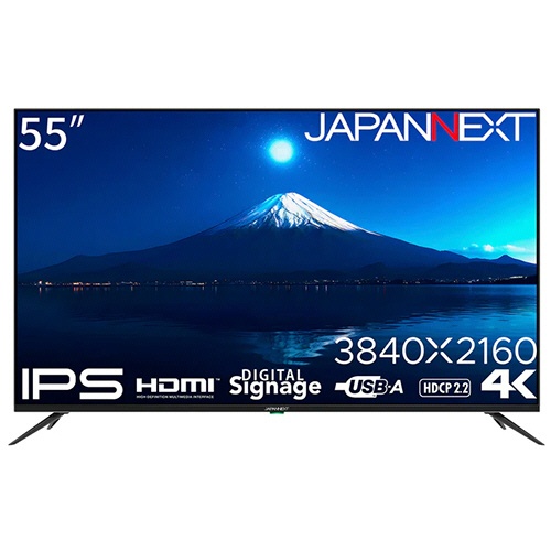 ジャパンネクスト　５５型ワイド　ＩＰＳパネル　大型４Ｋ液晶モニター　２年保証モデル　ＪＮ－ＩＰＳ５５０３ＴＵＨＤＲ　１台1