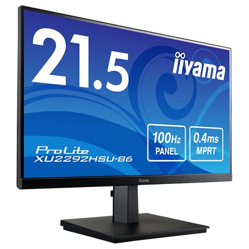 ｉｉｙａｍａ　ＰｒｏＬｉｔｅ　２１．５型液晶ディスプレイ　ブラック　ＸＵ２２９２ＨＳＵ－Ｂ６　１台2