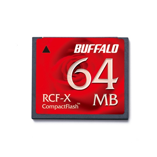 バッファロー　コンパクトフラッシュ　６４ＭＢ　ＲＣＦ－Ｘ６４ＭＹ　１枚1