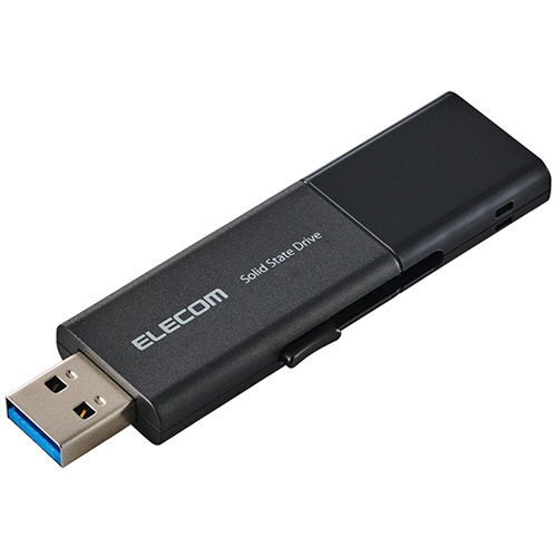 エレコム　外付けポータブルＳＳＤ　２５０ＧＢ　ブラック　ＥＳＤ－ＥＷＢ０２５０ＧＢＫＲ　１個2