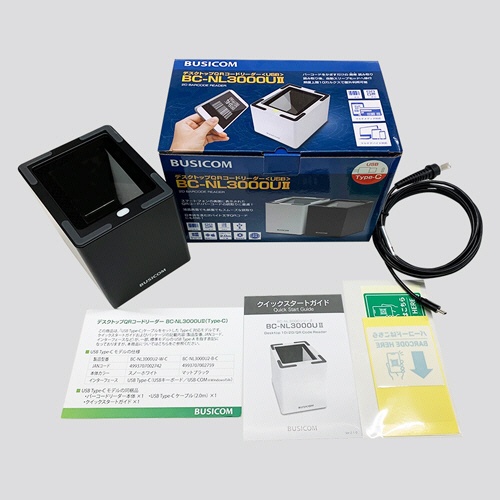 ビジコム　デスクトップＱＲコードリーダー　ＵＳＢタイプ　Ｔｙｐｅ－Ｃケーブルモデル　スノーホワイト　ＢＣ－ＮＬ３０００Ｕ２－Ｗ－Ｃ　１台4