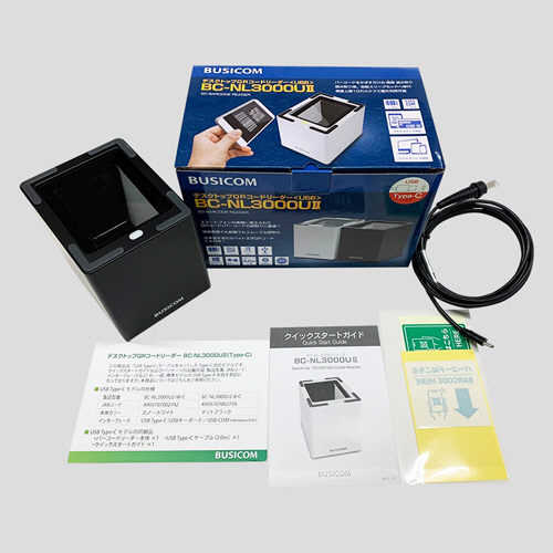 たのめーる】ビジコム デスクトップQRコードリーダー USBタイプ