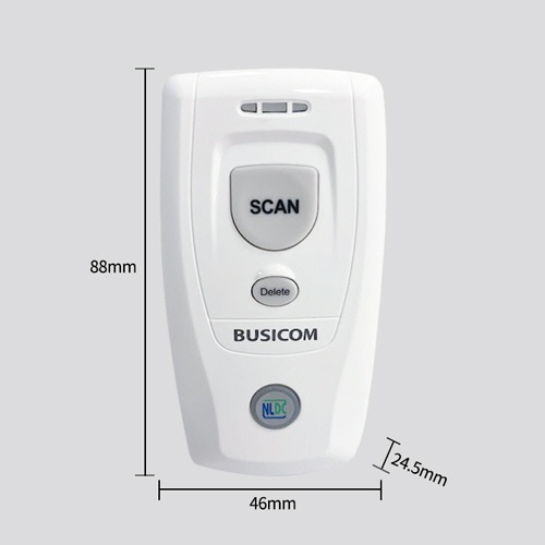ビジコム　Ｂｌｕｅｔｏｏｔｈ　２次元バーコードリーダー　抗菌仕様　クリーンホワイト　ＢＣ－ＢＳ８０２Ｄ－Ｖ２－ＣＷ　１台6