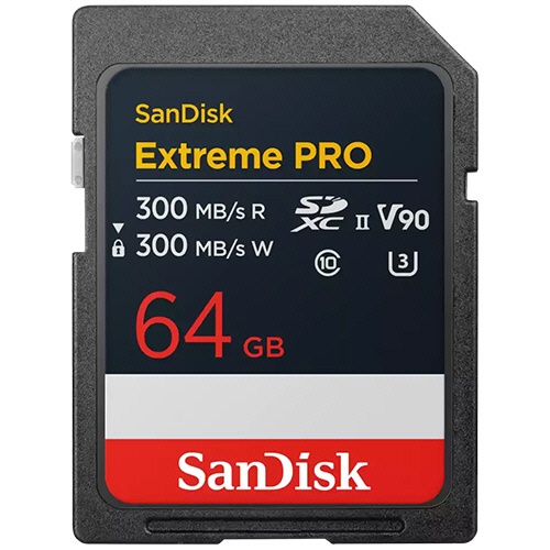 サンディスク　エクストリーム　プロ　ＳＤＸＣ　ＵＨＳ－ＩＩ　カード　６４ＧＢ　ＳＤＳＤＸＤＭ－０６４Ｇ－ＪＮＪＩＰ　１枚1