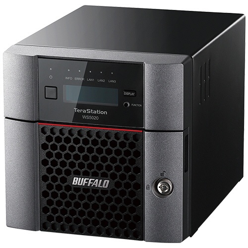 バッファロー　ＴｅｒａＳｔａｔｉｏｎ　ＷｉｎｄｏｗｓＳｅｒｖｅｒＩｏＴ２０２２ｆｏｒＳｔｏｒａｇｅ　ＷｏｒｋｇｒｏｕｐＮＡＳ　２ドライブ　１６ＴＢ　ＷＳ５２２０ＤＮ１６Ｗ２　１台1