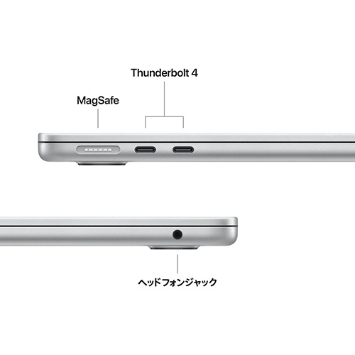 Ａｐｐｌｅ　ＭａｃＢｏｏｋ　Ａｉｒ（Ｍ４）　１３型　１０ＣＰＵ／８ＧＰＵ　メモリ１６ＧＢ　２５６ＧＢ（ＳＳＤ）　シルバー　ＭＷ０Ｗ３Ｊ／Ａ　１台5